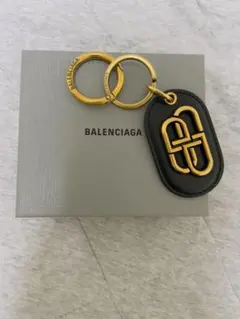 訳あり】BALENCIAGA バレンシアガ シンプソンズ キーホルダー 黒