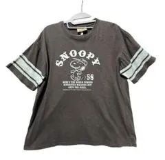 SNOOPY　半袖Tシャツ　PEANUTS　ヴィンテージ　古着　L