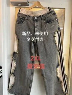 ADILENIUM 5.0 デコンストラクテッドデニムパンツ 2XL - メルカリ