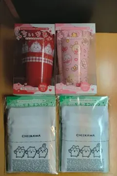 【新品未開封】ちいかわ セブンイレブン限定 ステンレスタンブラー＆エコバッグ