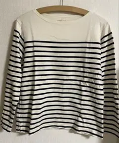 無印良品 ボーダー長袖Tシャツ Lサイズ