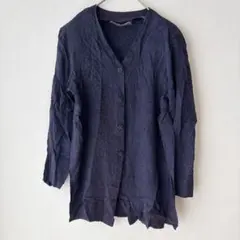 レア Craig Clothing Co. カーディガン 羽織り ダークネイビー