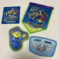 バズライトイヤー　アストロブラスター　ワッペン　ステッカーセット