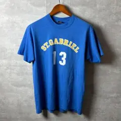 80s 90s FOTL ヴィンテージ Tシャツ USA製 L 青 ナンバリング