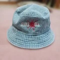 newhattan デニムブルー バケットハット L/XL