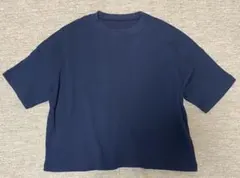 journal standard luxe 半袖ワッフルカットソー ネイビーのサムネイル