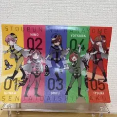 五等分の花嫁×戦隊大失格　クリアファイル
