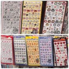 正規品　サンスター　ボンボンドロップシールミニ　ディズニーピーナッツ　8個セット