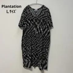 Plantation 新品未使用 プランテーション 総柄 チュニック 7分袖 2026年最新】Plantation レディース チュニックの人気アイテム - メルカリ