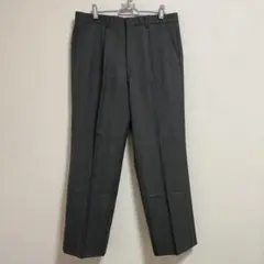 グレー スラックス センタープレス付き　ストライプ96AB