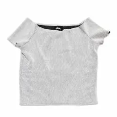 stussy woman リブニット オフショル Mのサムネイル