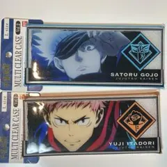 呪術廻戦　五条悟 虎杖悠仁 マルチクリアケース