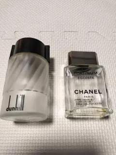 dunhill & CHANEL Platinum Egoiste　空き瓶2本