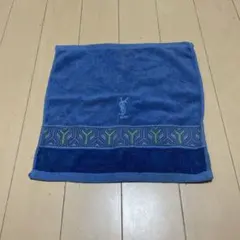 Yves Saint Laurent ブルー タオルハンカチ