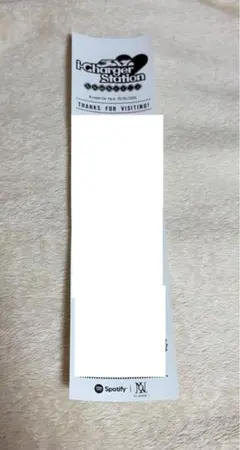 Number_i 3XL ポップアップ ノベルティ レシート - メルカリ