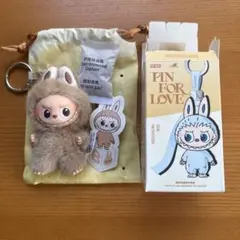 POP MART「PIN FOR LOVE」LABUBU ラブブ イニシャル B