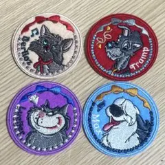 セリア　ディズニー　刺繍ステッカー