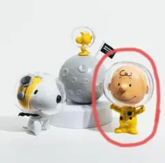 スヌーピーミュージアム　カプセルトイ　チャーリー・ブラウン 宇宙服