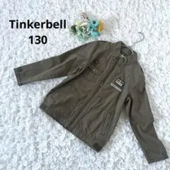 ティンカーベル　キッズ　ミリタリージャケット　130サイズ　カーキ　極美品