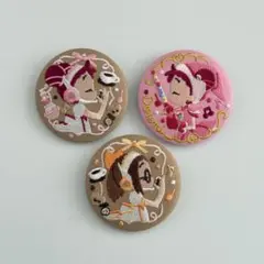 おジャ魔女どれみ 刺繍缶バッジ