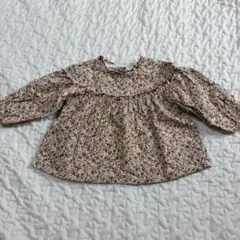 ￼aladinkids 花柄ブラウス　xs 80