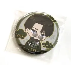 進撃の巨人　リヴァイ 缶バッジ　GIGO