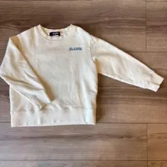 【超美品】XLARGE KIDS/トレーナー/クリーム色/110センチ/シンプル