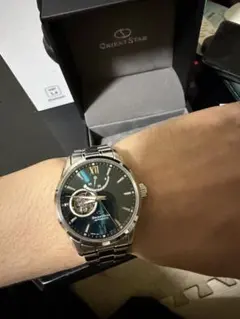 ORIENT STAR 自動巻き時計 ダークグリーン