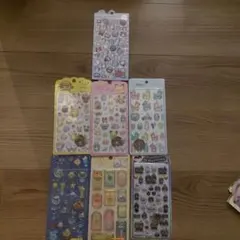 【正規品】ボンボンドロップ・喫茶アラモード・うるちゅる他立体シールセット