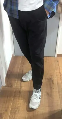 NIKE 刺繍ロゴ 90sナイロンパンツ ブラックL ジョガーパン