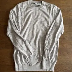 LACOSTE クルーネック ニット セーター グレー