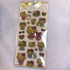 【正規品】日焼けキティ キラキララインストーンシール