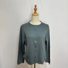 TRANS WORKクルーネックニットカーディガン（L）春ニット　シルクアンゴラのサムネイル