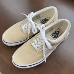 Vans ヴァンズ　エラ　ベージュ スニーカー　23cm