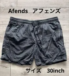 AFENDS アフェンズ　ショートパンツ 30インチ ブラックのサムネイル
