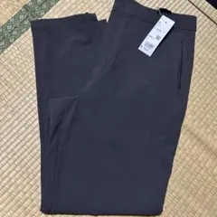 【XL】ウォームストレッチパンツ ダークグレー