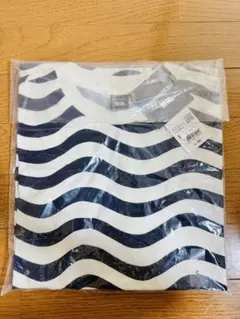 新品未使用タグ付き　ユニクロ　マリメッコ　波型ボーダーTシャツ S サイズ