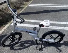新品未使用HONBIKE折畳み電動アシスト自転車　シルバーのサムネイル