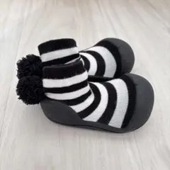 Attipas アティパス ベビーシューズ 12.5 男の子 女の子 ボーダー