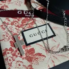 GUCCI グッチ クロス ネックレス イタリア シルバー 十字架