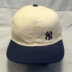 CAP SPORTS スナップバック NY YANKEES 白/紺 ブートレグ