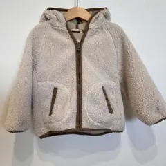 【美品】ZARA フリースボアコート　98サイズ
