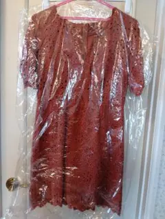 ✩.*˚リリーブラウン✩.*˚スウェード調ワンピース