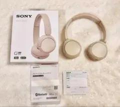 sony ソニー ワイヤレスステレオヘッドセット WH-CH520 ベージュのサムネイル