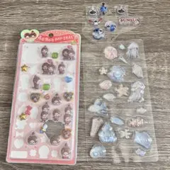 【国内正規品】使いかけシールセット モンチッチ BGM パペットスンスン