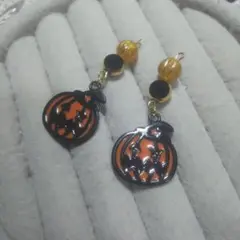 ハロウィン ジャック・オー・ランタン ピアス