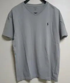 Polo Ralph Lauren グレー Vネック Tシャツ