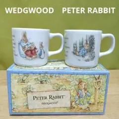 新品　ウェッジウッド　ピーターラビット　マグカップ　2個セット　英国製　箱付