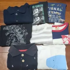 まとめ売り　キッズ　120 半袖Ｔシャツ　ポロシャツ　ユニクロ　無印　プリント