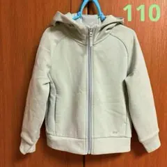 ユニクロ　ストレッチパーカー　110 ライトグリーン